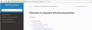 Qymatix API for ERP Cloud Data