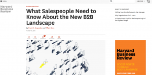What Salespeople Need to Know About the New B2B Landscape